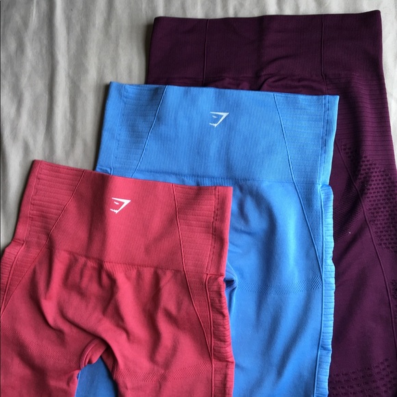 Gymshark Other - Gymshark seamless leggings (3 leggings) Size XS